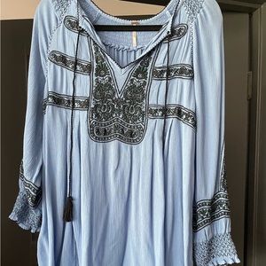 Free people embroidered tunic